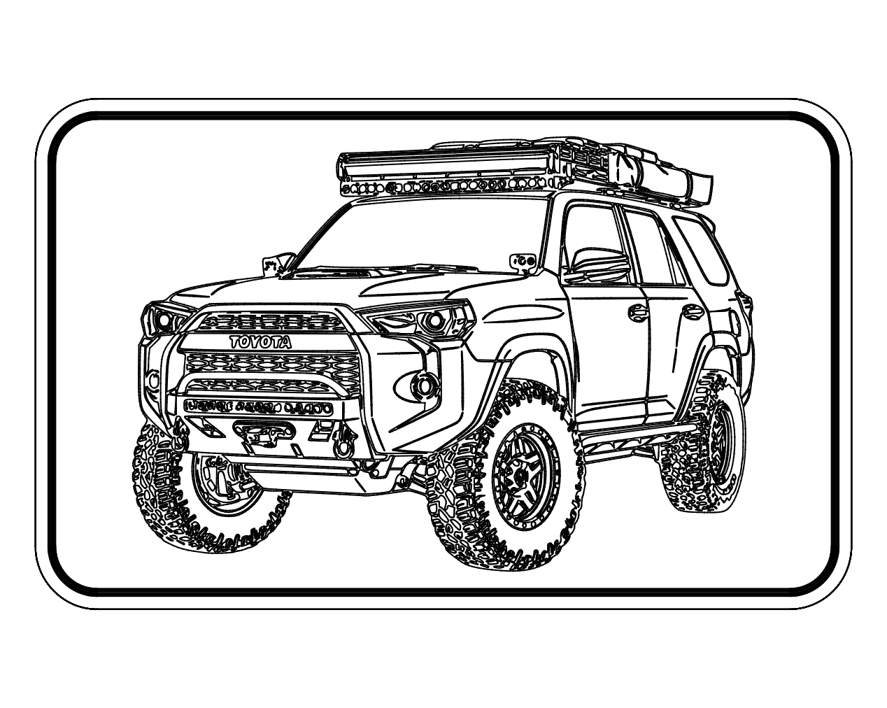 Toyota 4Runner 6-Panel