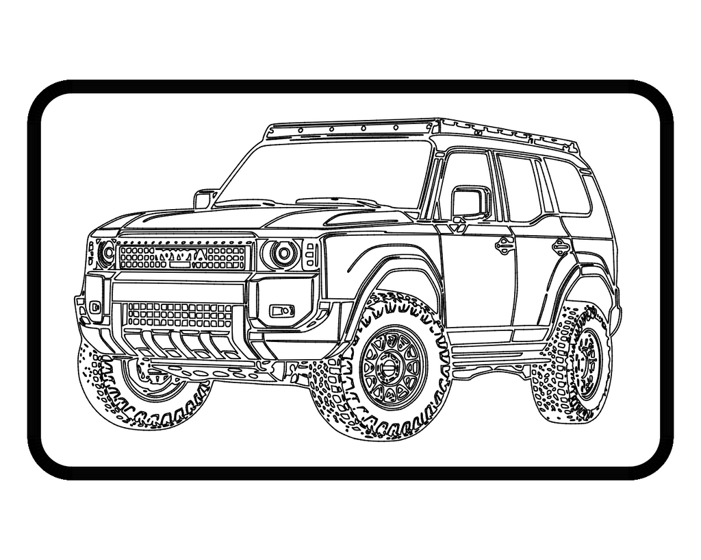 Toyota Land Cruiser 6-Panel